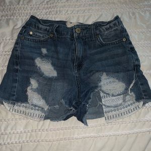 Altair’s State super soft denim shorts. Size 24/0
